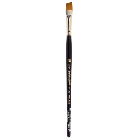 Golden Taklon Short Handle Angle Shader Brush by Artist's Loft™ Vienna